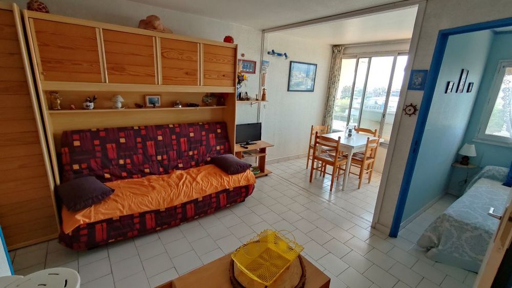 Vente Appartement Le Cap d'Agde - Secteur FALAISES, Appartement 2 pièces + loggia vitrée. Résidence avec ascenseur, piscine. Parking privatif . Le cap d agde