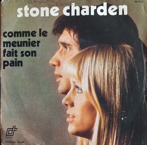 STONE ET CHARDEN / 5X DISQUES VYNIL 45 TOURS / 4 Pont-Audemer (27)