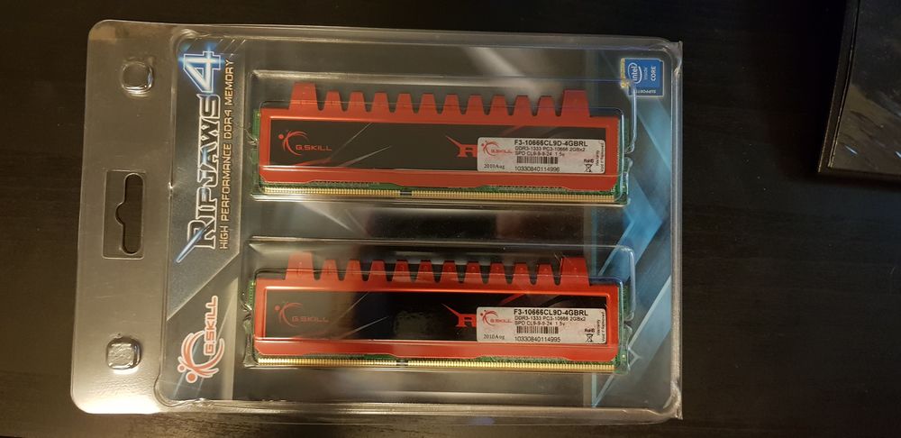 M&eacute;moire vive G.SKILL RIPJAWS DDR3-1333 2x4GB Matériel informatique