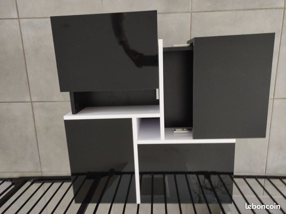 table salon noire et blanche NEUVE Meubles