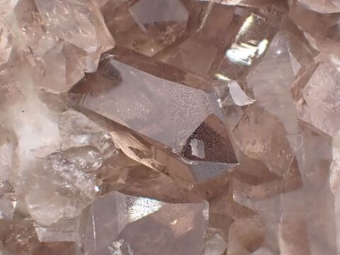 Cristaux de Quartz fum , Les Grandes Jorasses , Haute-Savoi 65 Bertrichamps (54)