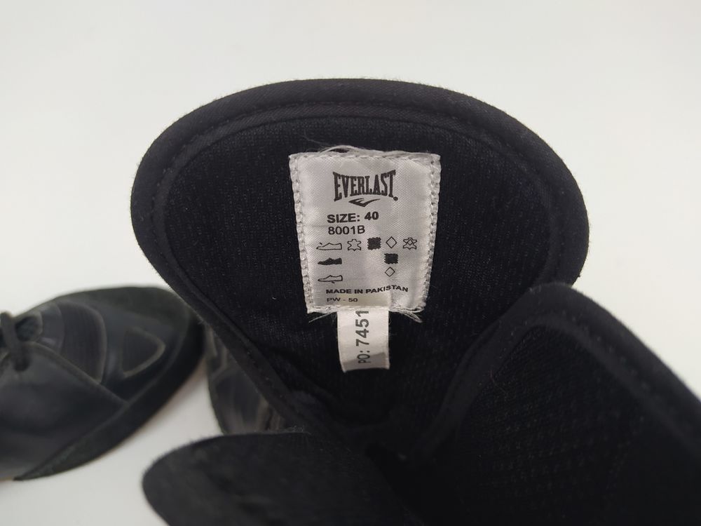 EVERLAST Chaussures de Boxe Hautes Femme T40 Hi-Top Cuir Chaussures