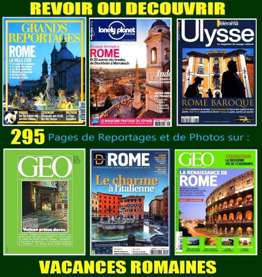 ROME - la ville - LE VATICAN / prixportcompris Livres et BD