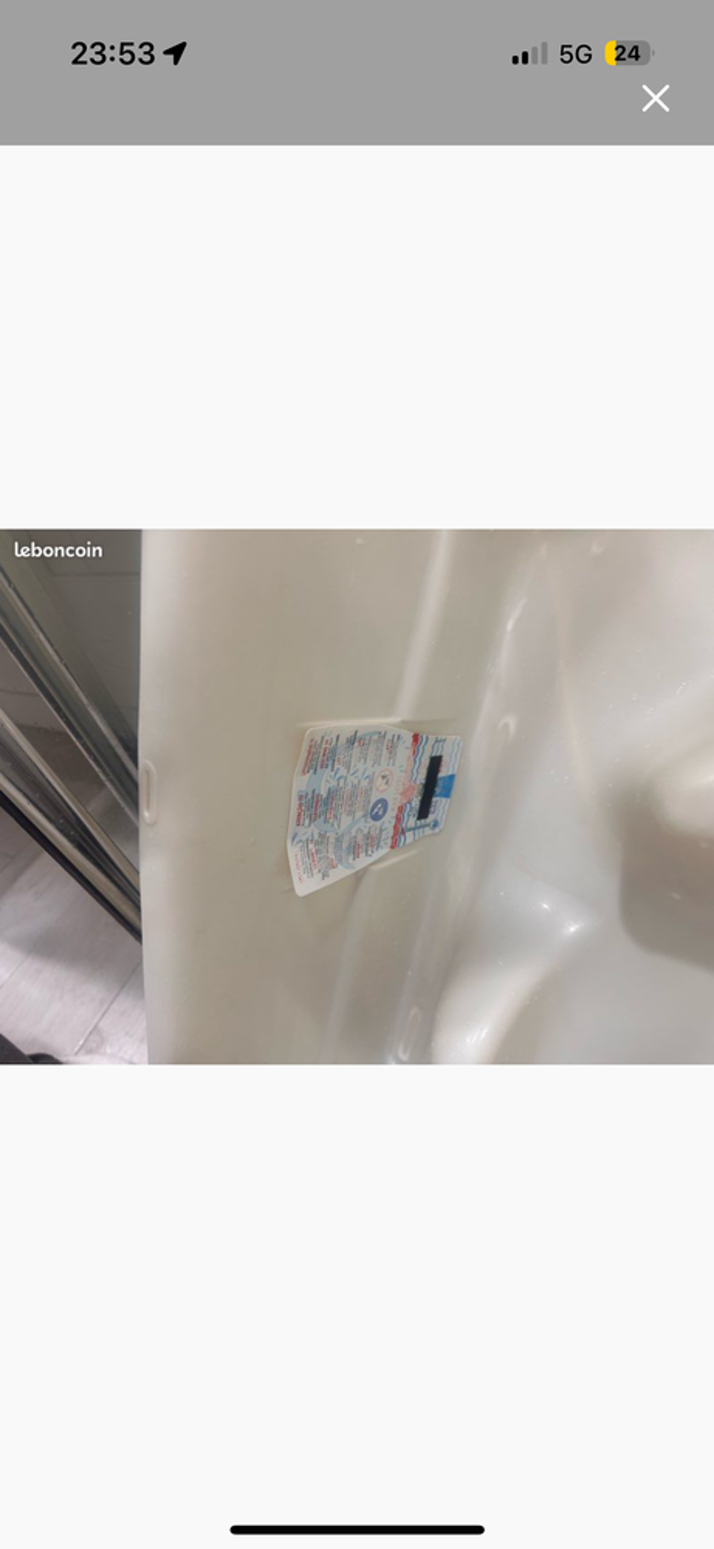 Baignoire b&eacute;b&eacute; ergonomique blanche Pu�riculture