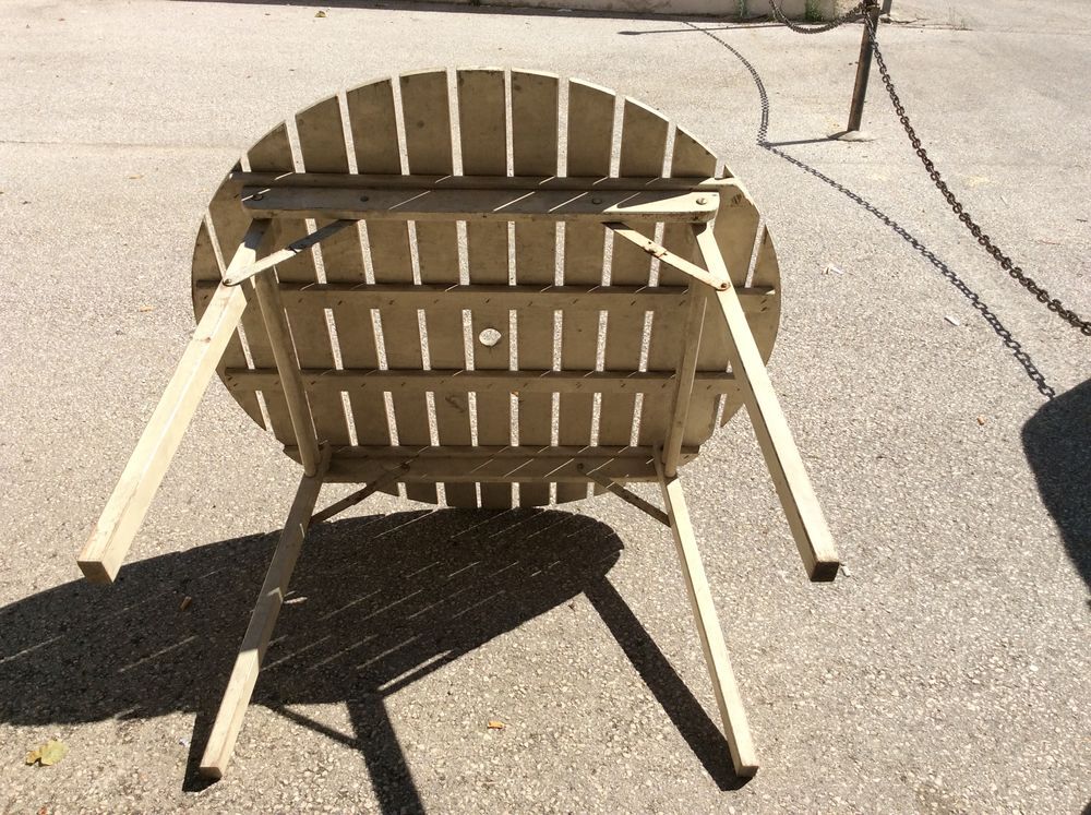 TABLE EN BOIS PLIANTE Jardin