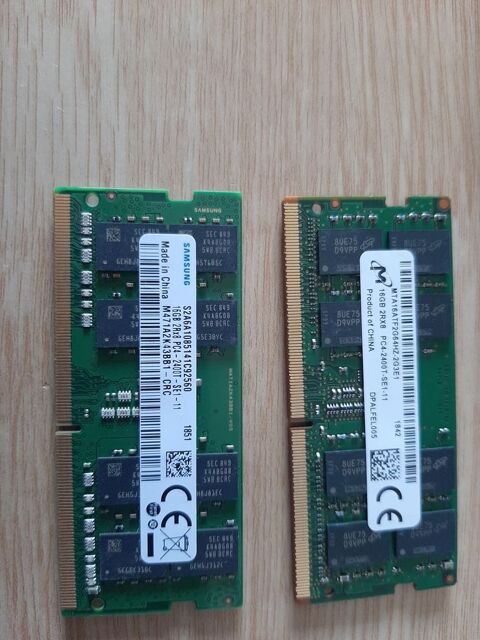 LOT ou  L'unit RAM DDR4 16GO 2400 OU 2666 POUR PORTABLE 30 Malakoff (92)
