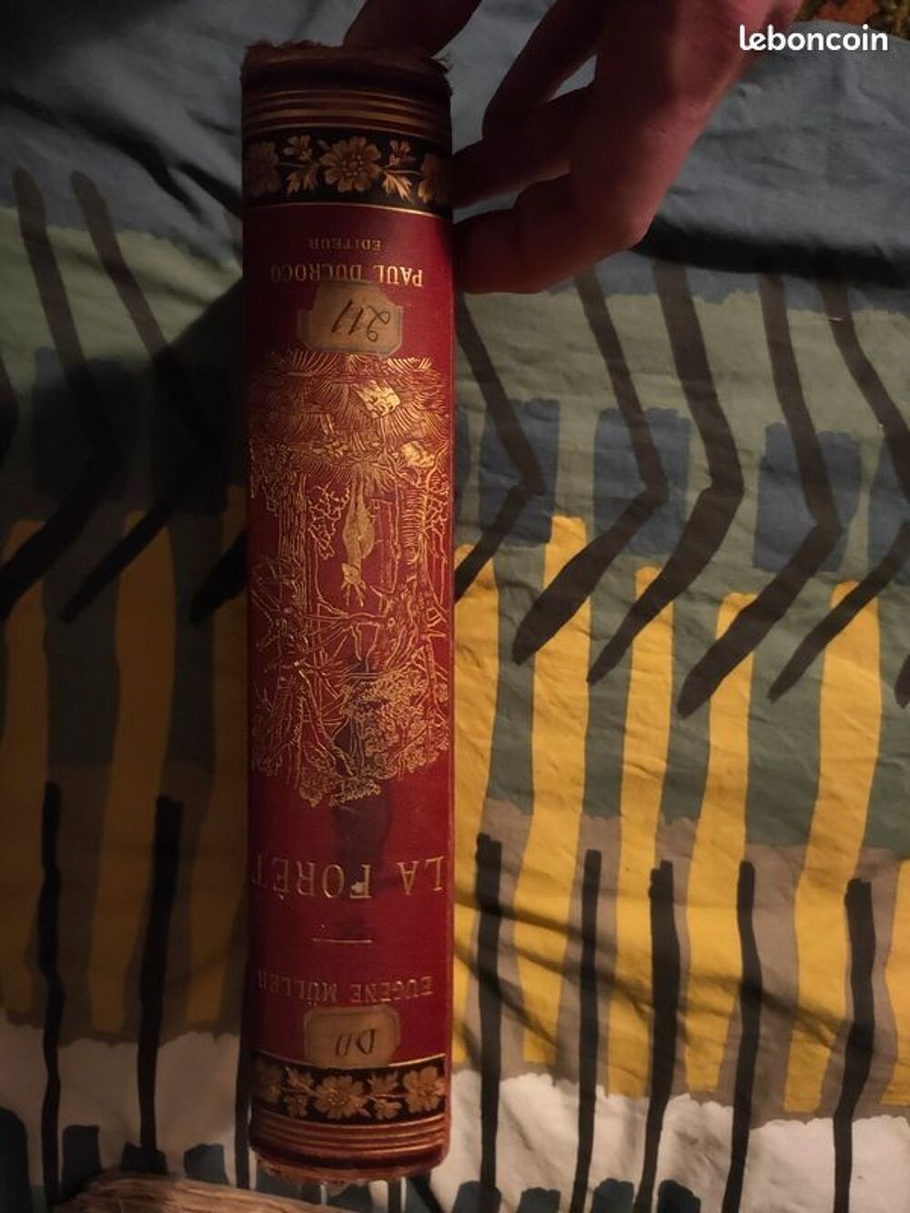 Eugene Muller la F&ocirc;ret gravure animal animeaux arbres art Livres et BD