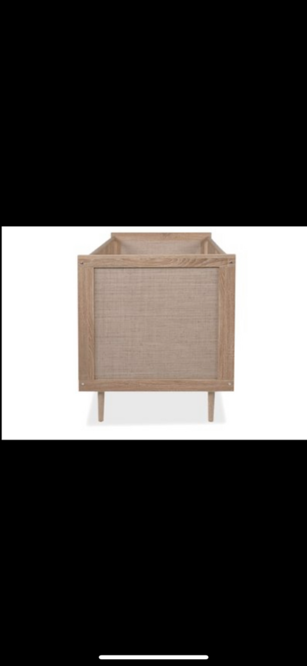 d'un lit b&eacute;b&eacute; la Redoute type effet cannage neuf Mobilier enfants