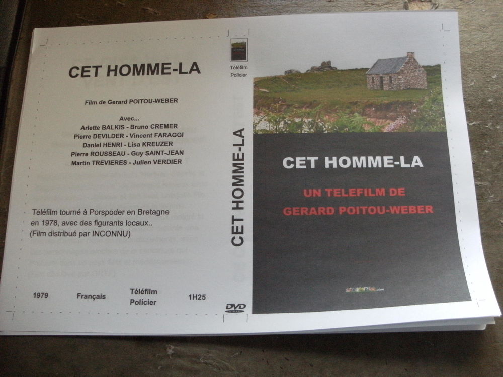 Film : " Cet homme la " DVD et blu-ray