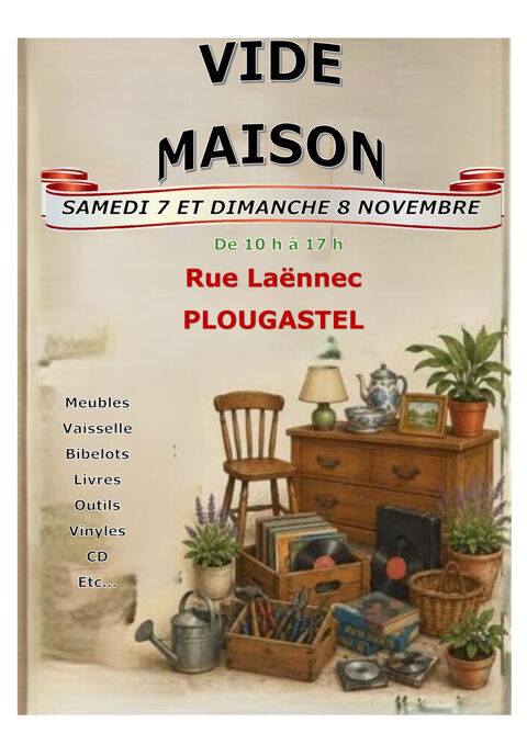 VIDE MAISON Plougastel-Daoulas (29)