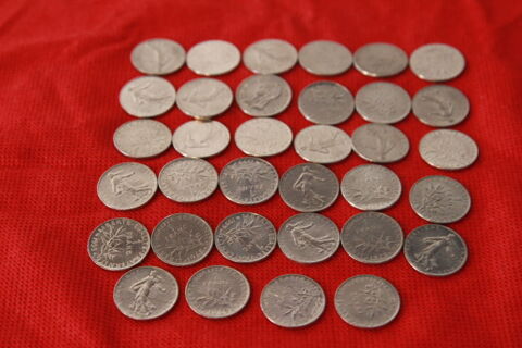 Lot de 34 pieces de 1F  Semeuse 
30 Liévin (62)