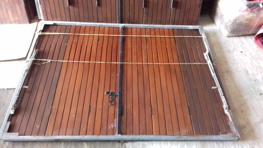 5 persiennes en bois exotique avec projection Bricolage