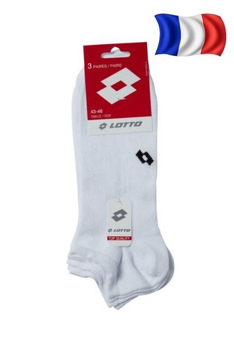 Chaussette socquette LOTTO x3 taille 43-46 - Blanche 7 Vouneuil-sur-Vienne (86)