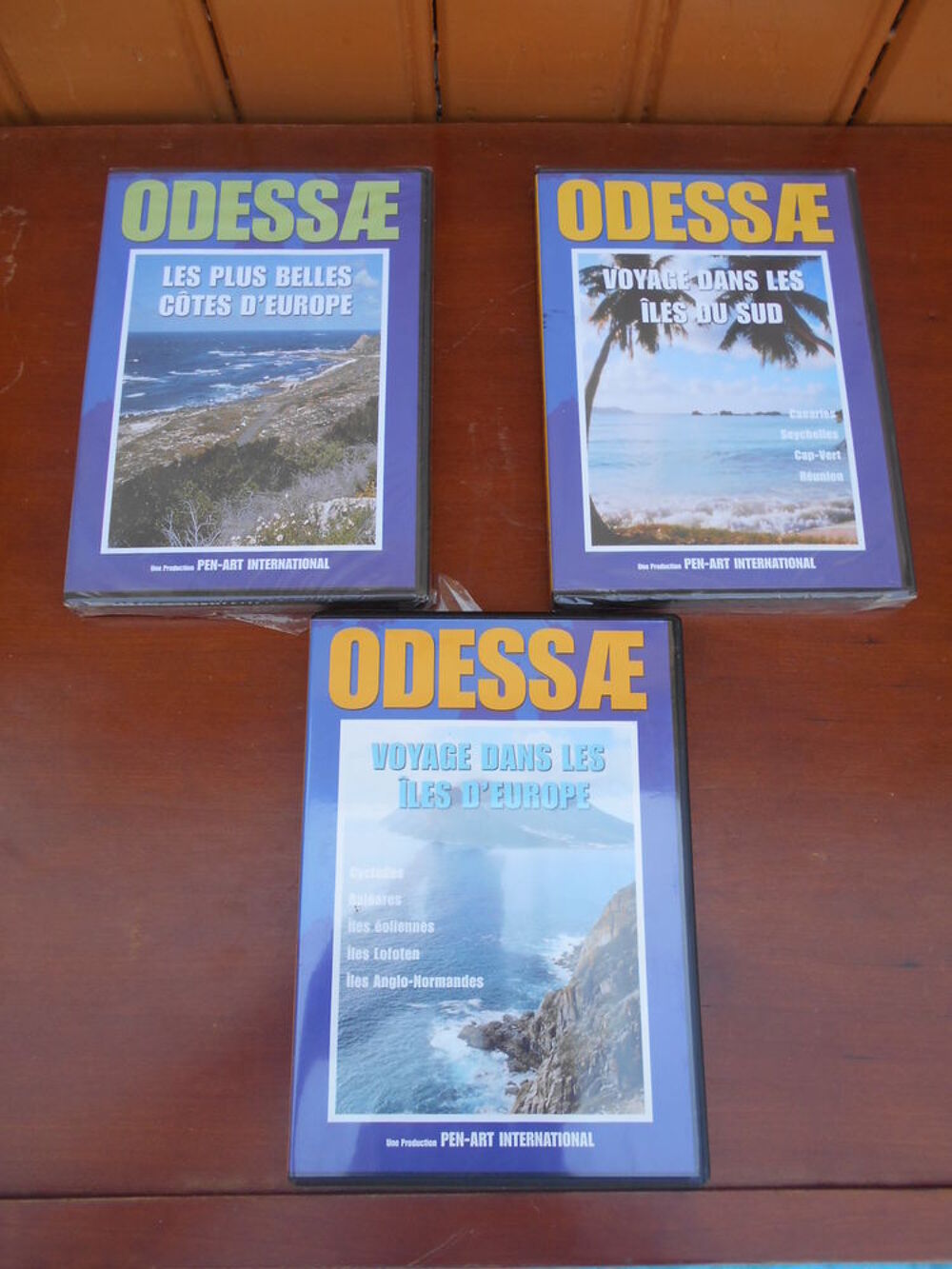 3 DVD ODESSAE : VOYAGE DANS LES ILES D'EUROPE, ILES DU SUD DVD et blu-ray