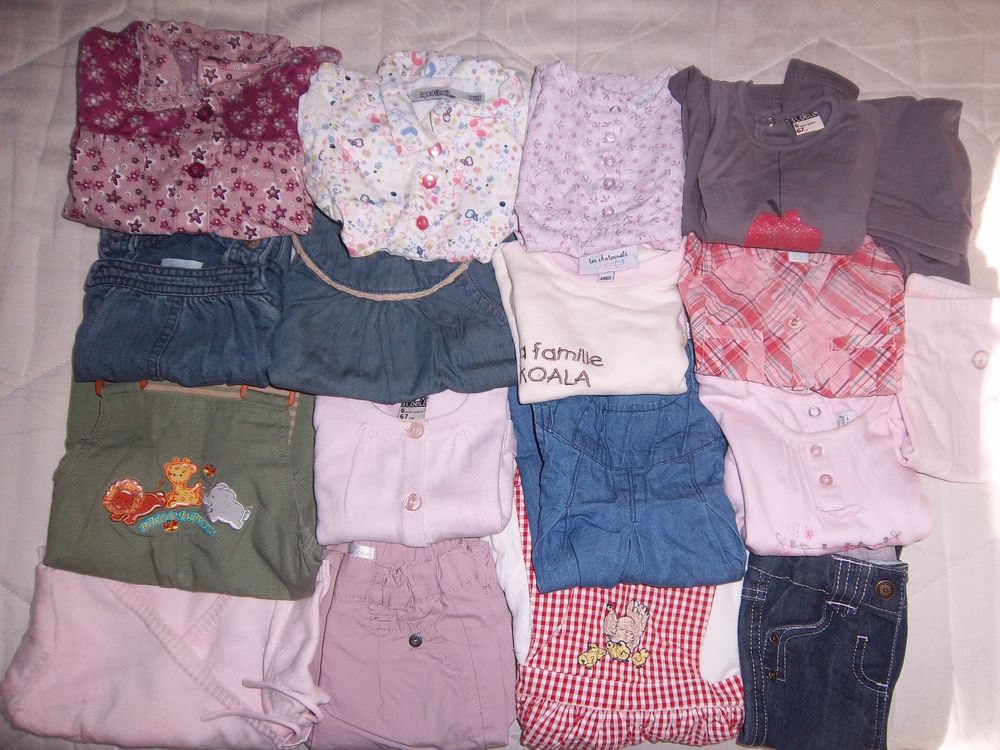 Lot habits &eacute;t&eacute; 6 mois Vêtements enfants