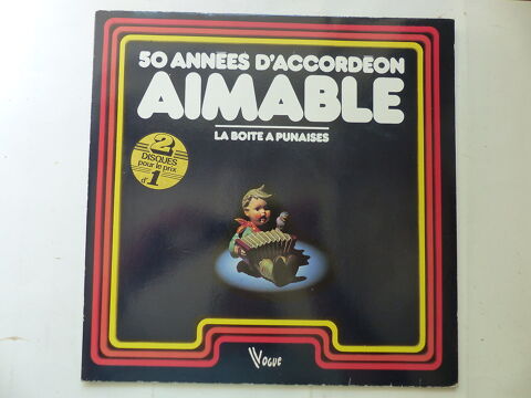 2 disques 50 années d'accordéon avec AIMABLE 7 Versailles (78)