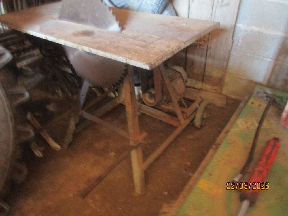 SCIE SUR CHARIOT 380 V Bricolage