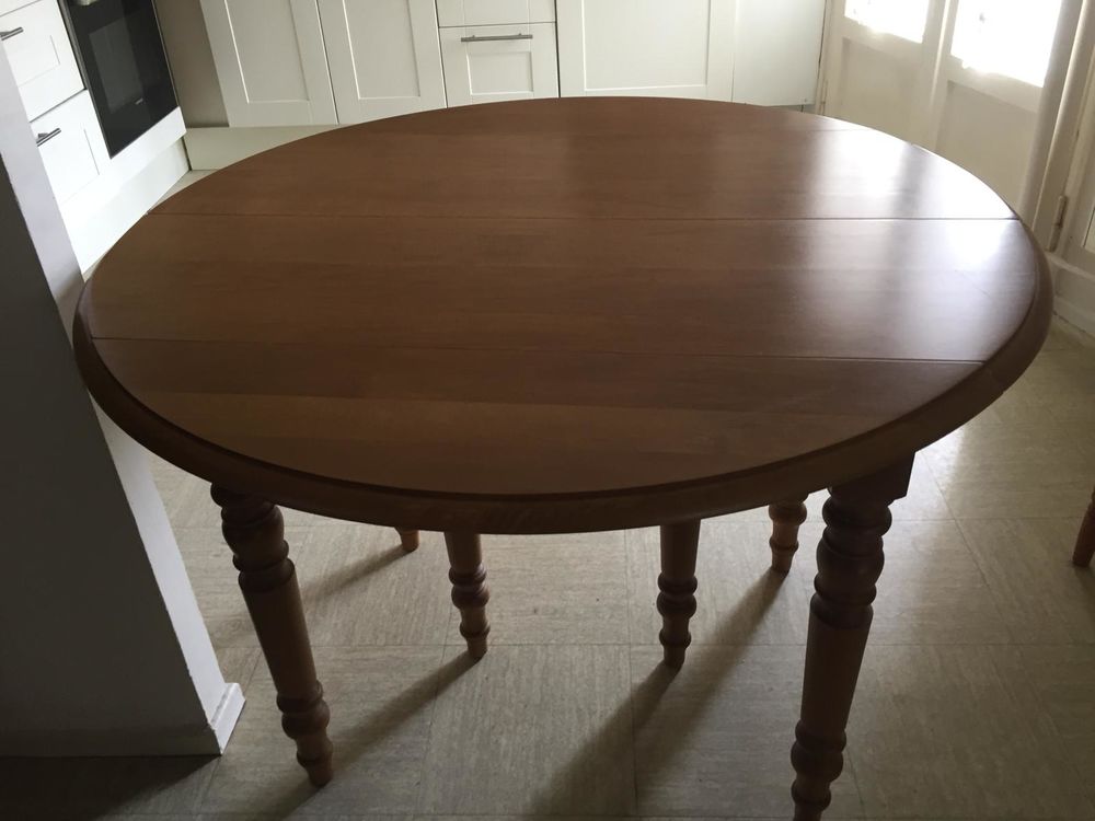 Table ronde + rallonge Meubles
