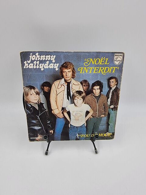 Vinyle 45 tours Johnny Hallyday : No�l Interdit et Fou... 2 Vulbens (74)