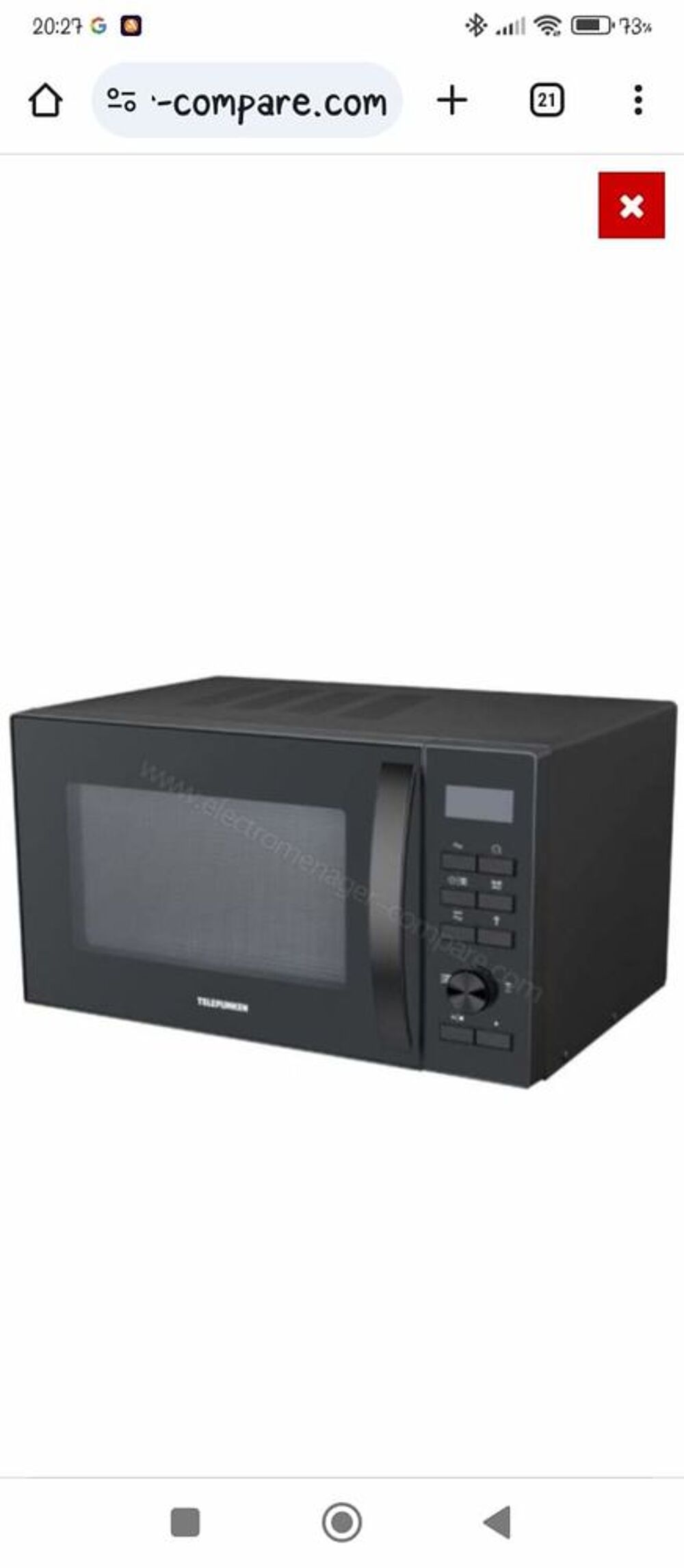 Micro onde Electroménager