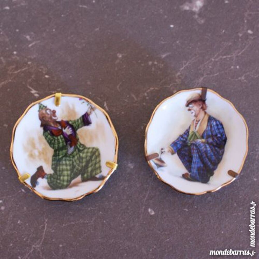 Mini assiettes en porcelaine de Limoge Décoration