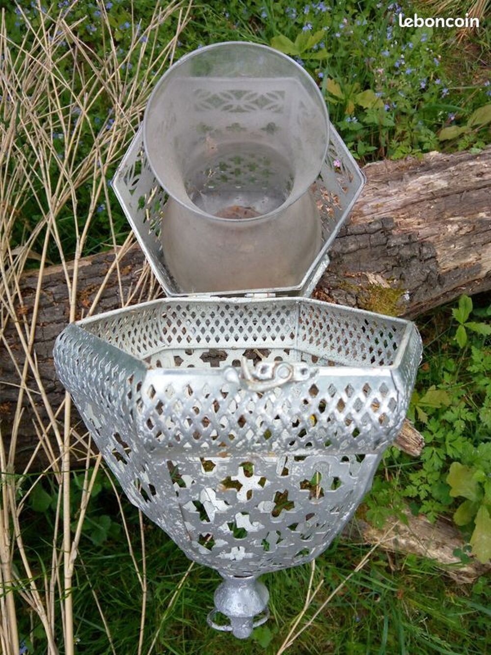 lampe photophore de jardin - hauteur 57 cm Décoration