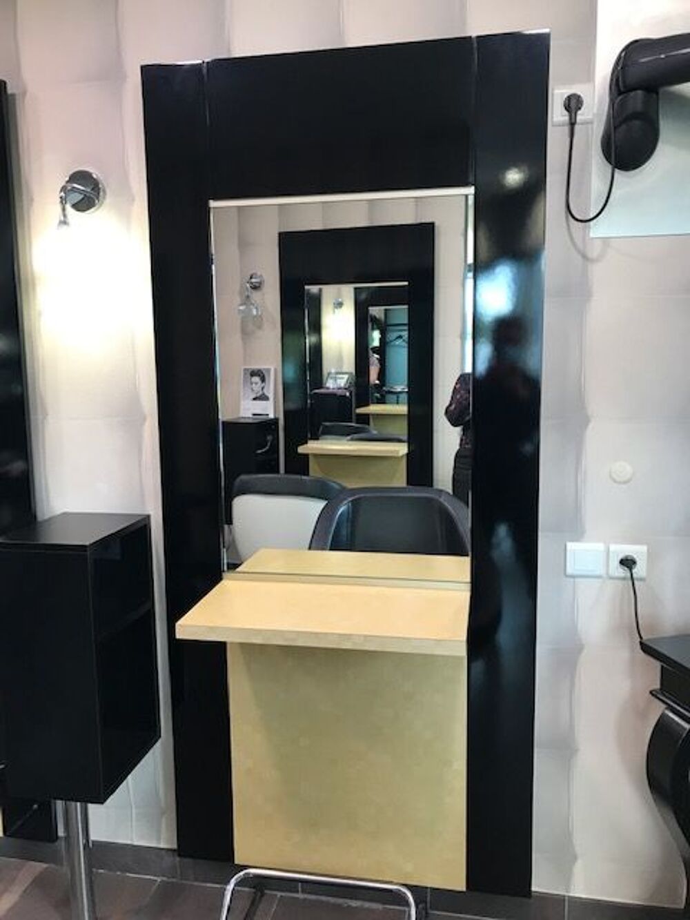 meuble bois avec miroir Meubles