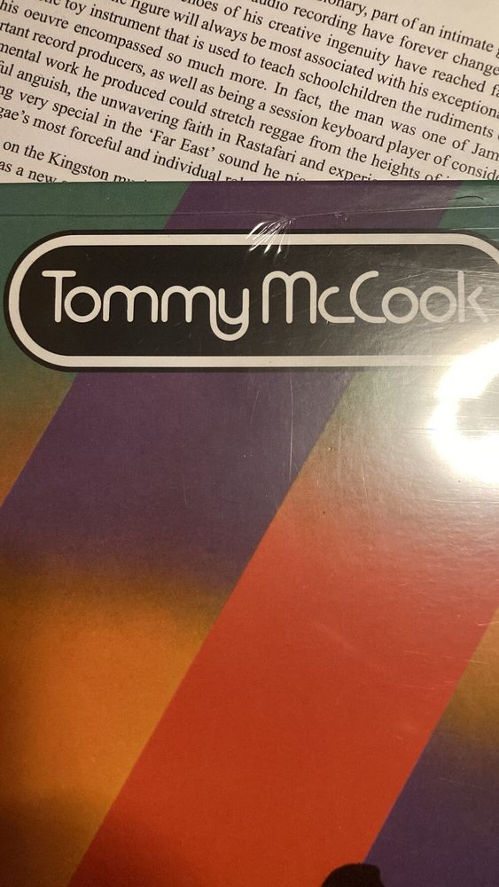 Tommy mc Cook DUB REGGAE jama&iuml;cain CD et vinyles