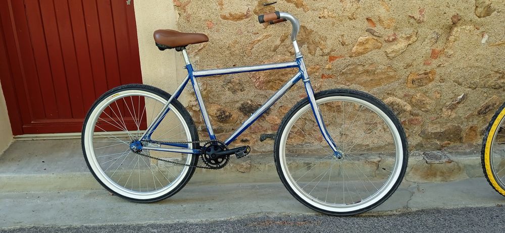 Vélo Fixie Viscount Deore 18AX Vintage 1981 - Cadre Chrome, Vitesse Unique/fixe, Occasion