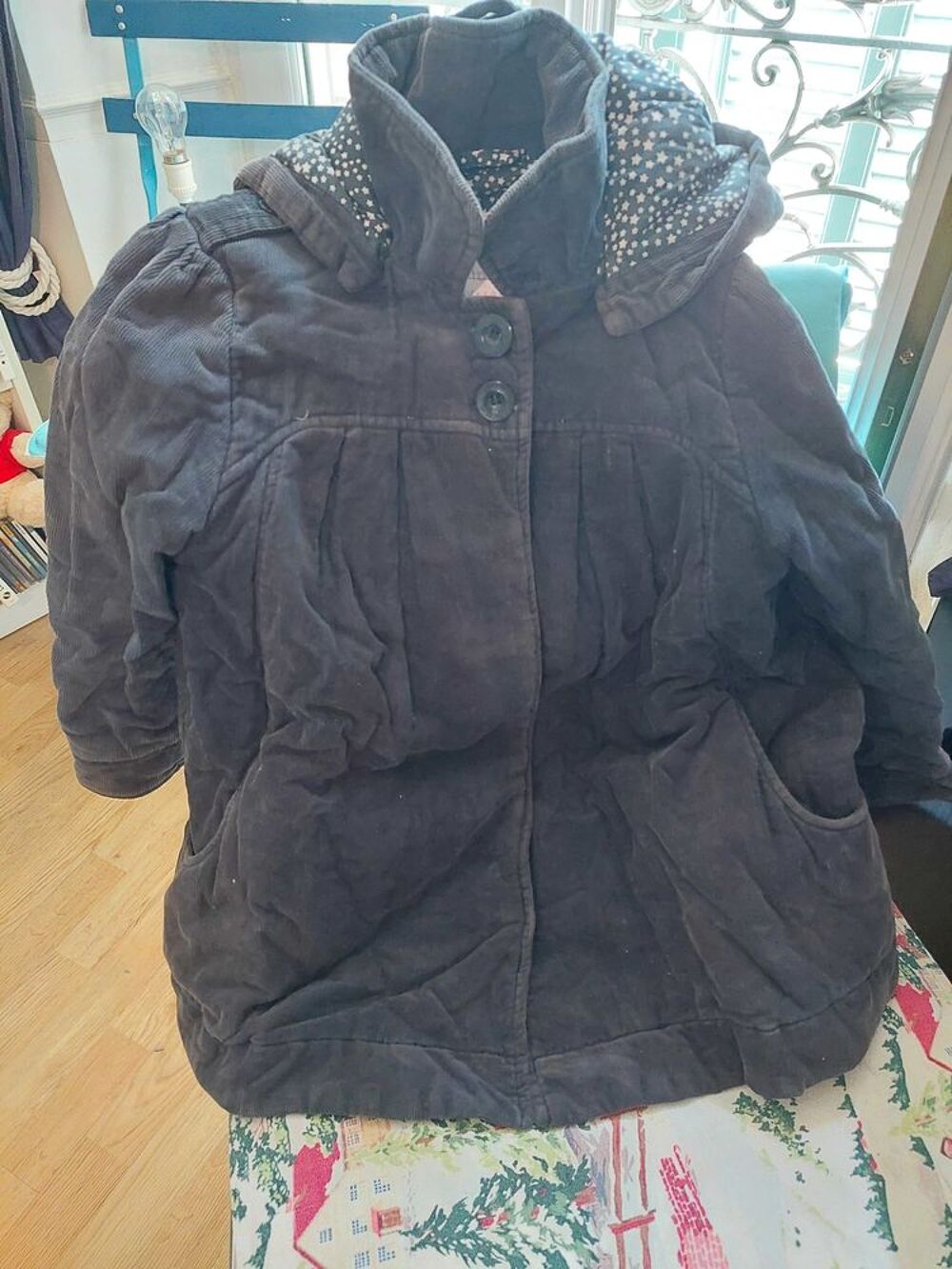 Manteau de velours taille 128 cm Vêtements