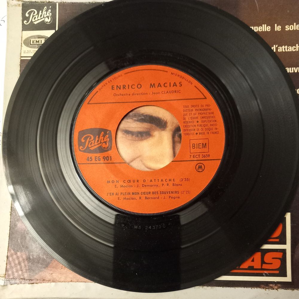 ENRICO MATHIAS / DISQUE VYNIL 45 TOURS / CD et vinyles