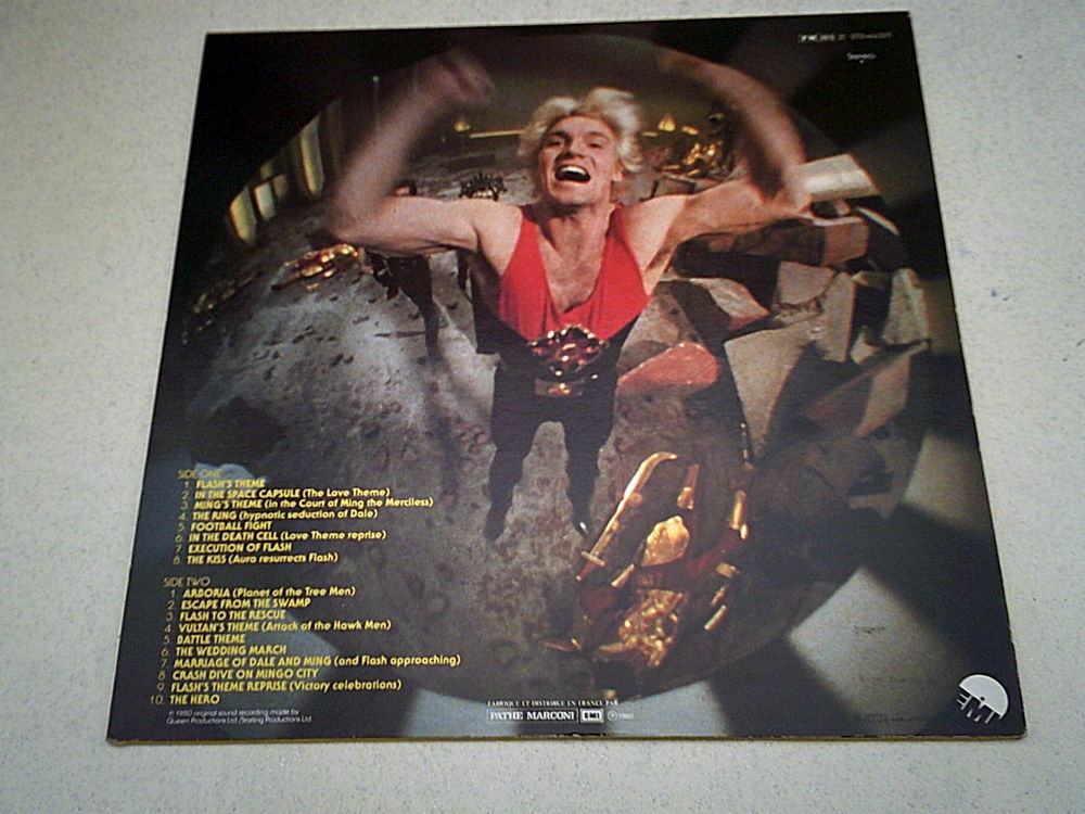 QUEEN - FLASH GORDON - BO DU FILM - Vinyle 33 T - emi 1980 - CD et vinyles