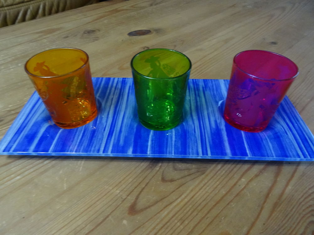 plateau support verres Décoration