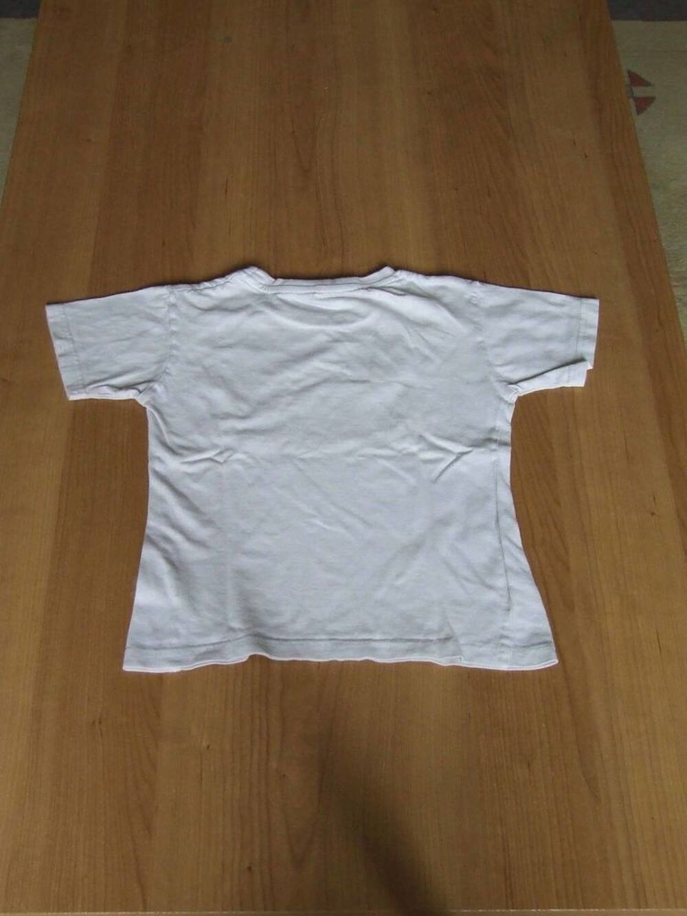 Tee-shirt manches courtes, Blanc motif Oasis, 10&nbsp;ans Vtements enfants