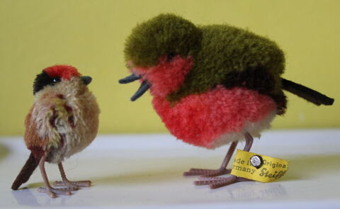 Oiseaux peluche mohair STEIFF 80 Issy-les-Moulineaux (92)