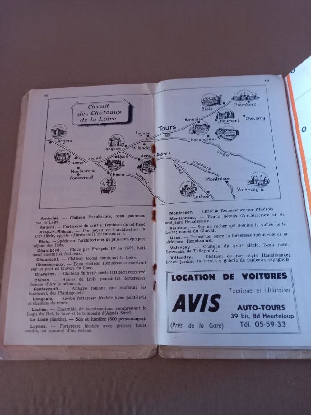 Carte routi&egrave;re -Tours St Pierre des Corps 