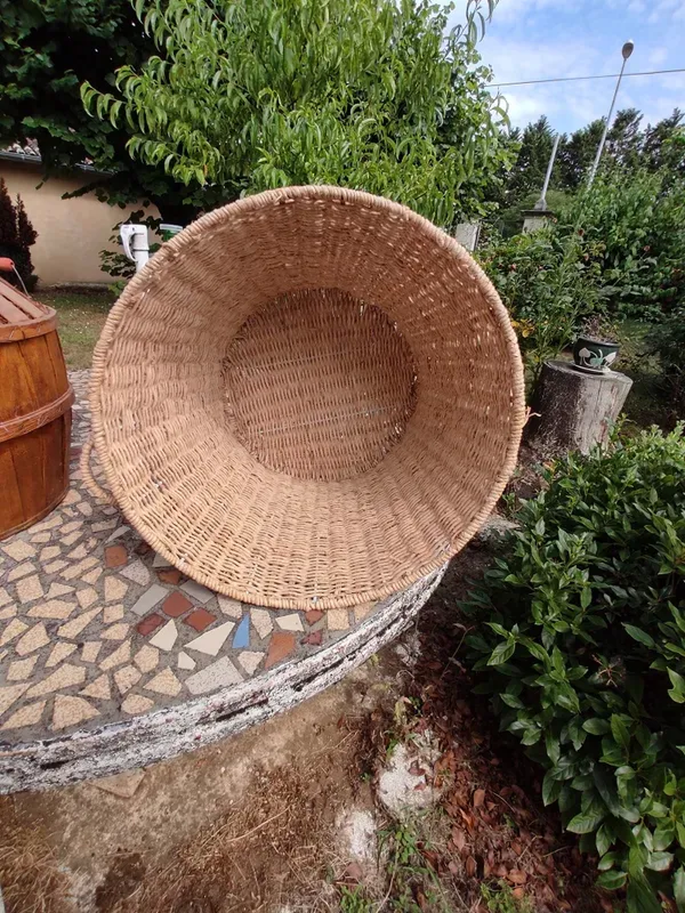Panier osier souple Décoration