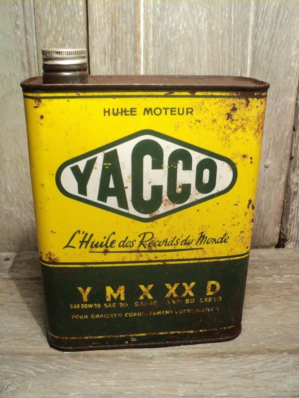 Bidon Huile Publicitaire YACCO 2L 