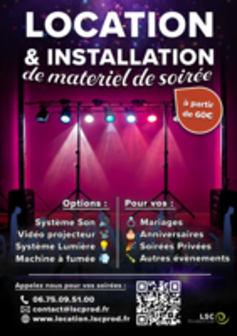   [] De materiel de soirée 