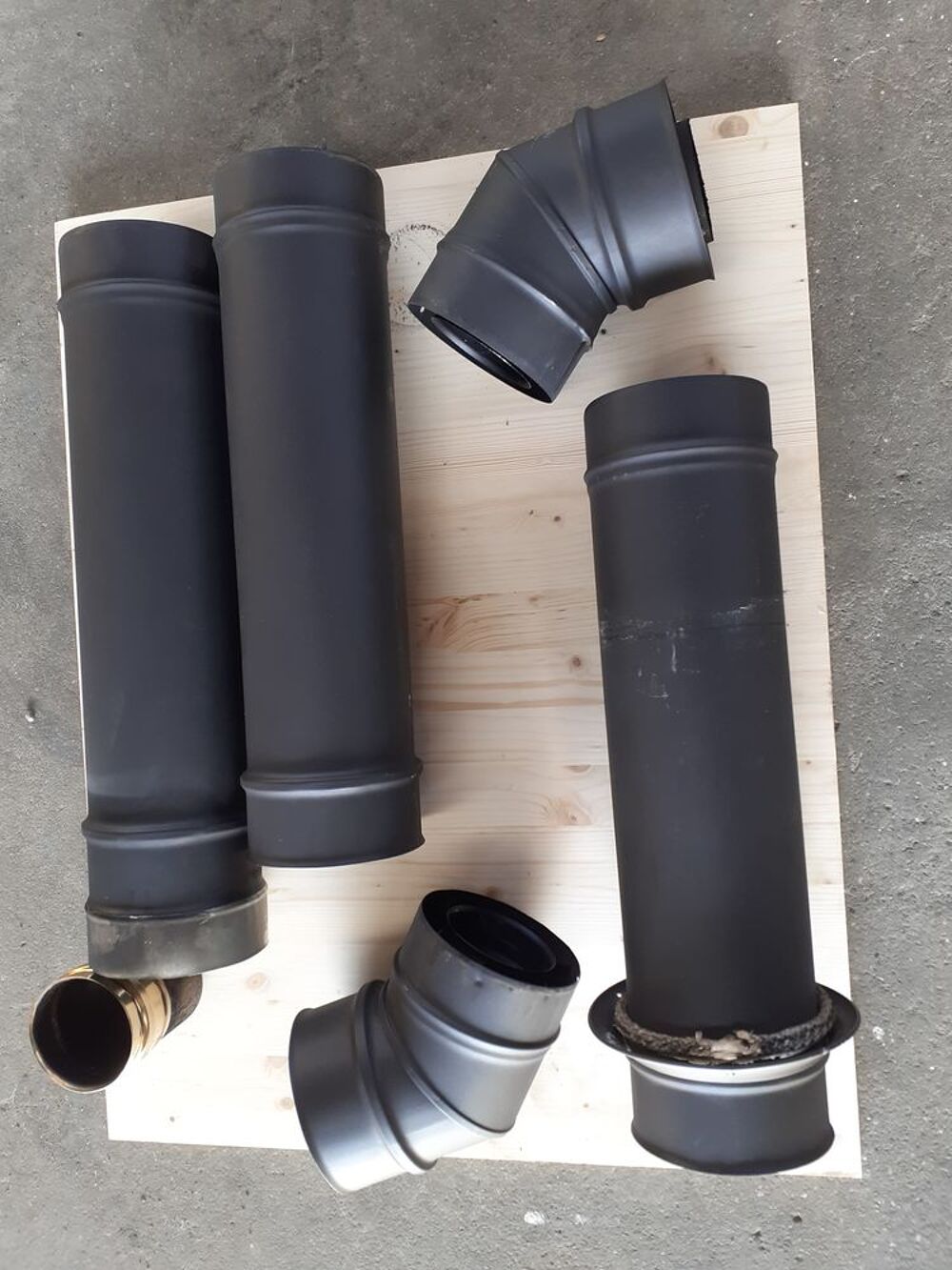 tuyaux Joncoux pour po&euml;le &agrave; granules Bricolage