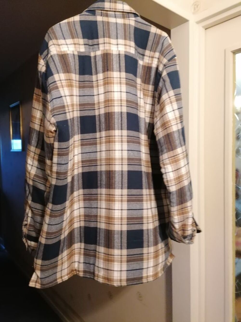 Veste &agrave; carreaux matelass&eacute;e Vêtements