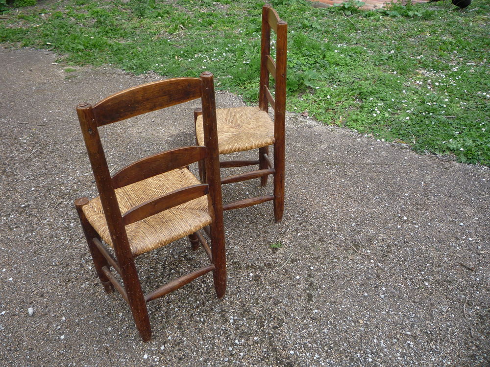 Chaise paill&eacute;e Languedocienne ancienne Meubles