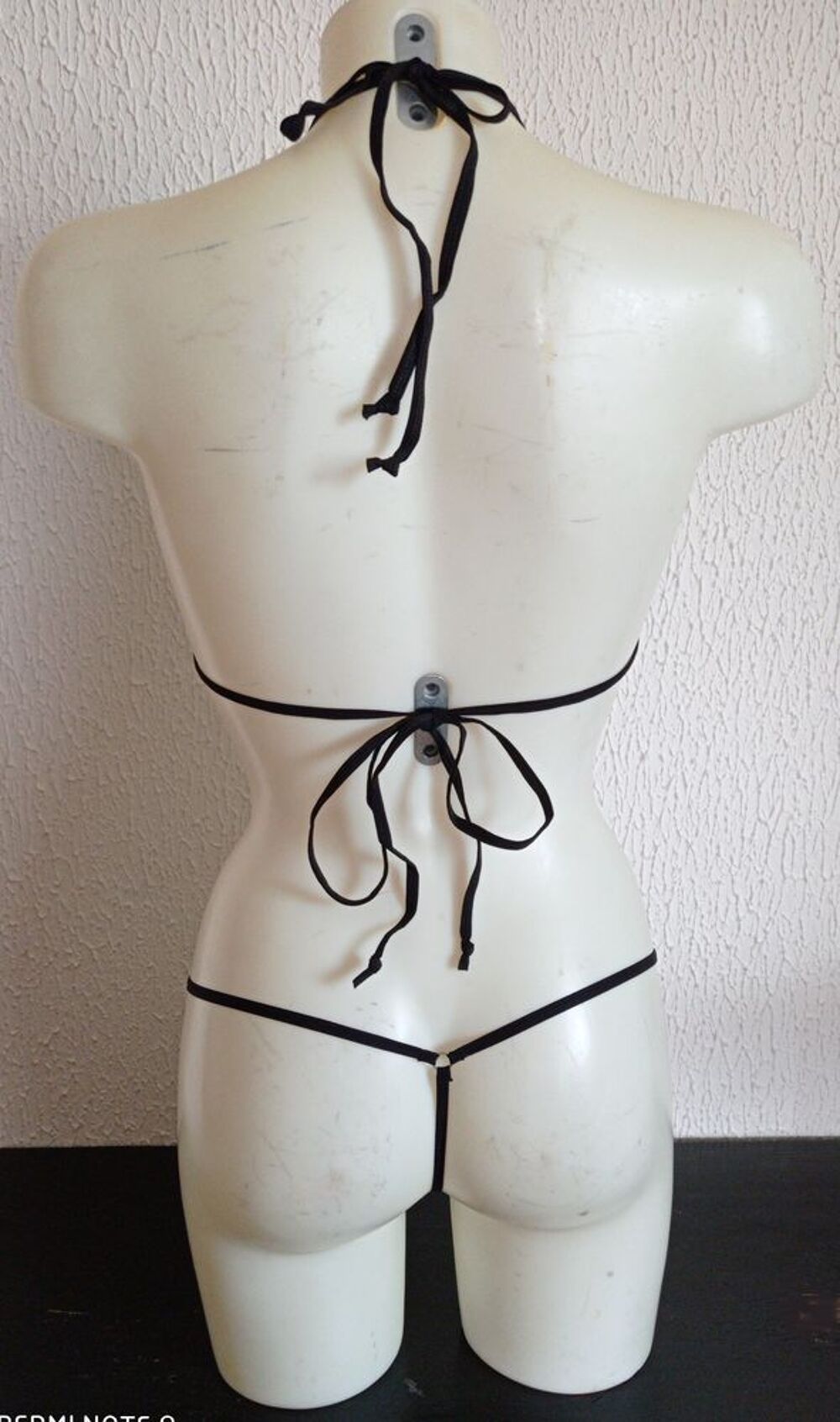 Lingerie femme ensemble micro bikini dentelle taille unique Vêtements