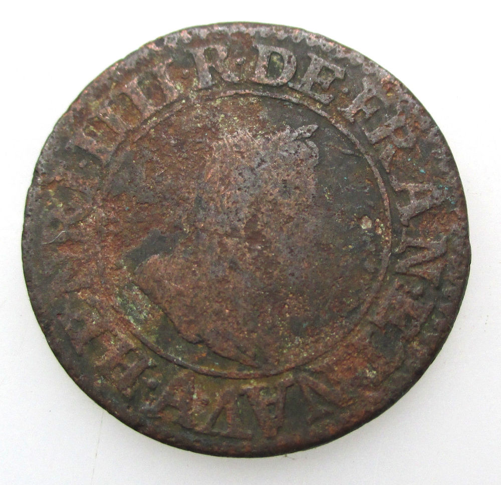 1603 A double tournois Henri IV 
