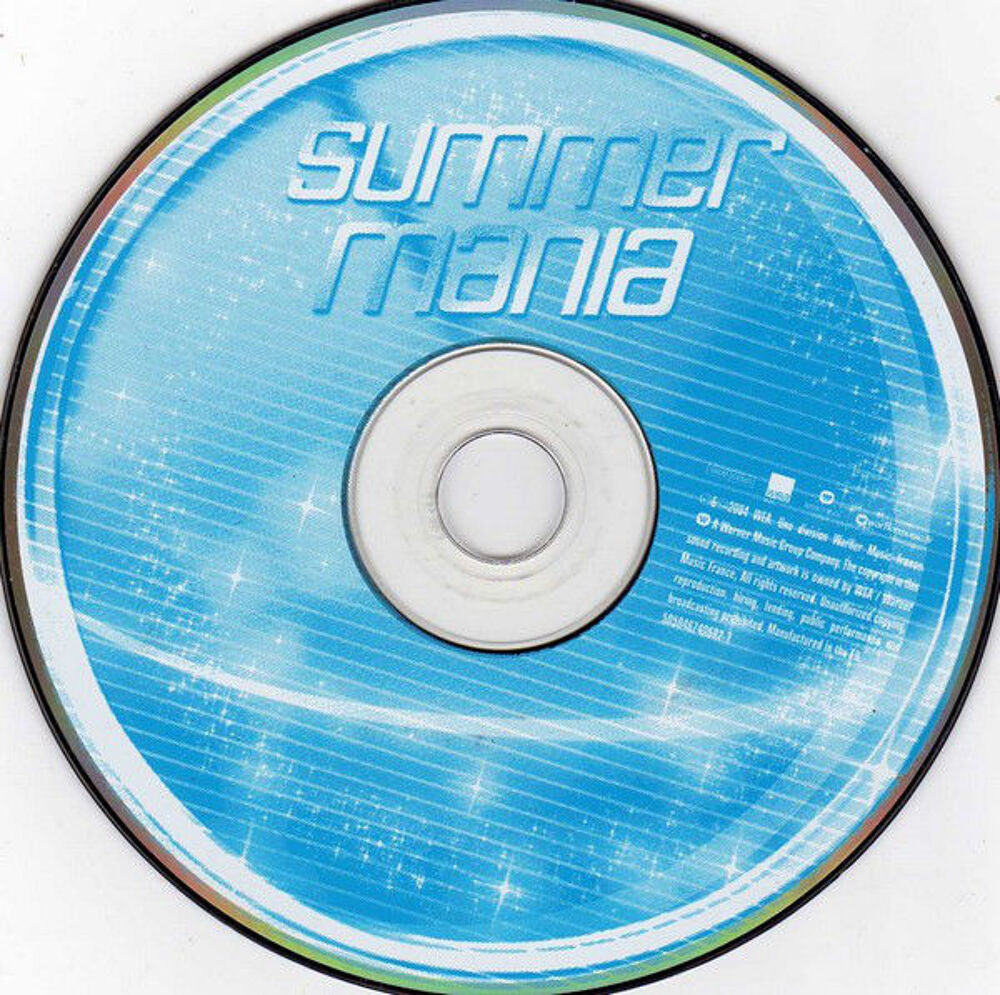 cd Summer Mania (tres bon etat) CD et vinyles