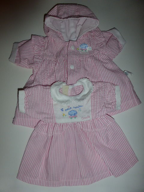 Corolle ensemble vintage robe et manteau assorti pour poupe 18 Rueil-Malmaison (92)