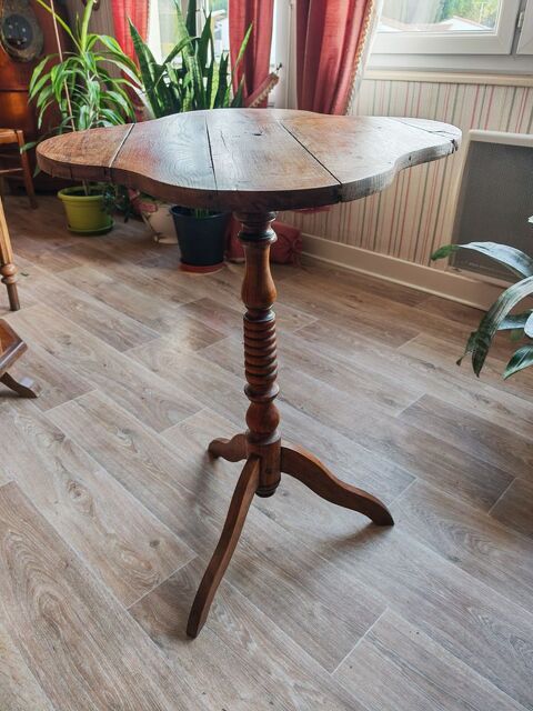 Tr�s belle et ancienne sellette en bois massif 120 La Tremblade (17)