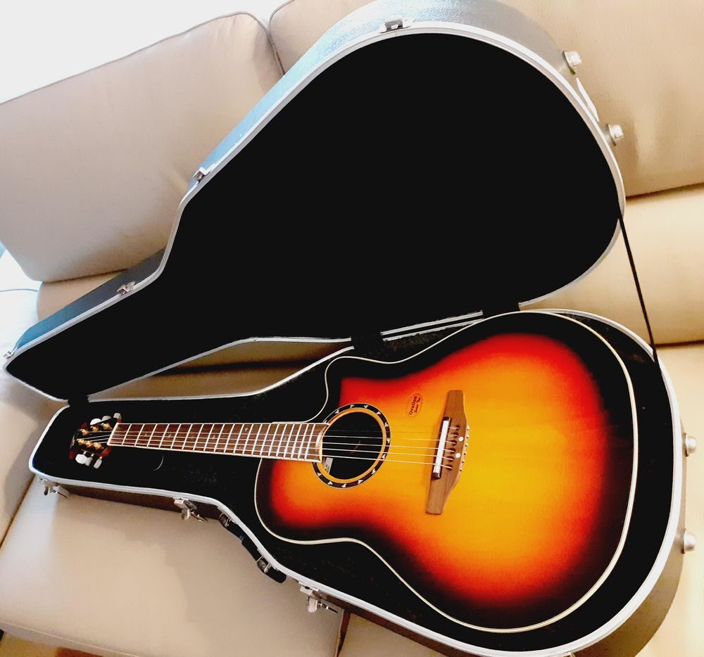 Guitare Ovation + housse solide + ampli Instruments de musique
