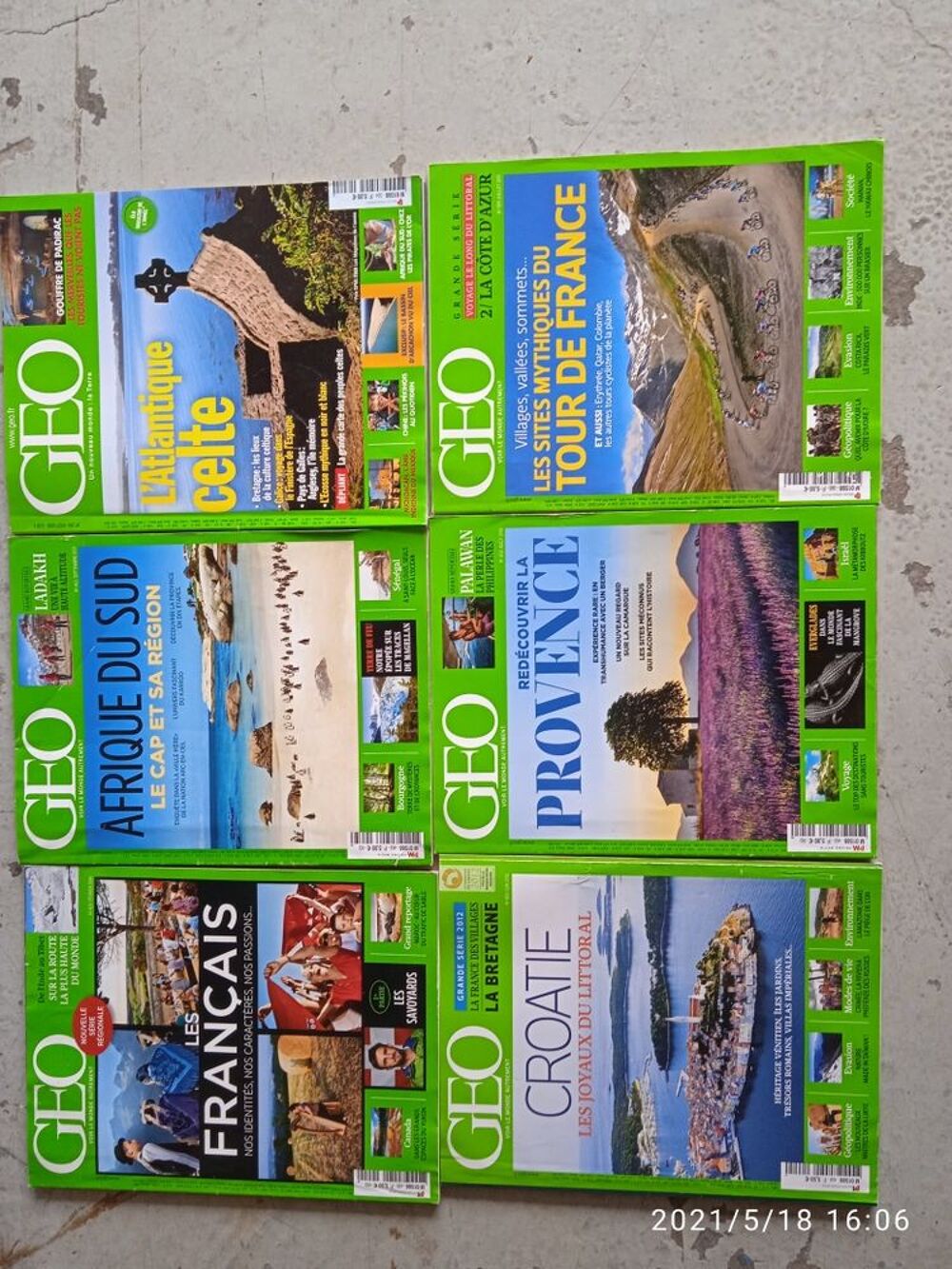 REVUES GEO Livres et BD