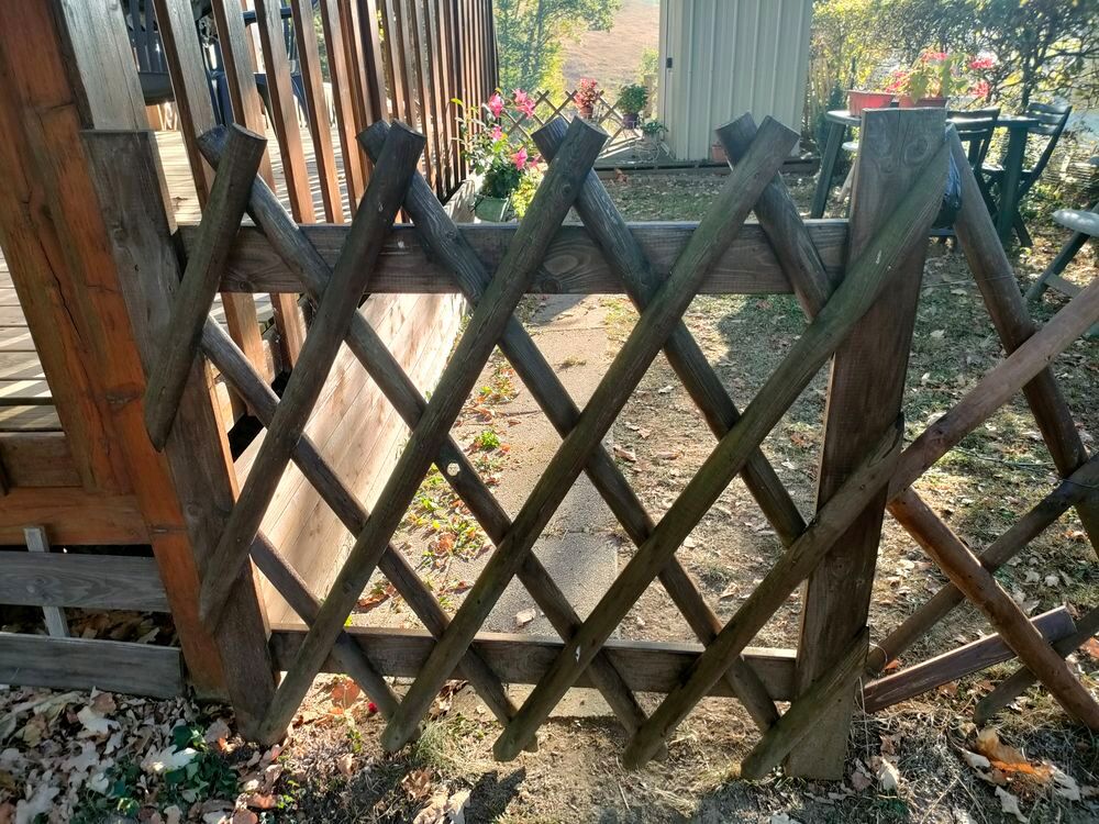 portillon de jardin en bois Jardin